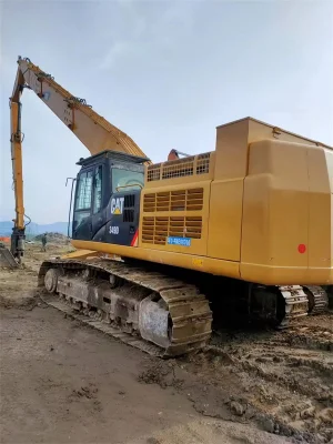  Electric Drive Hydraulic Long Reach Boom Caterpillar Cat 349 Crawler Excavator
