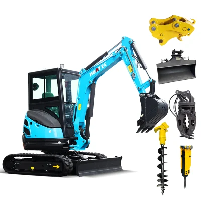 Huyee Factory Crawler Euro 5 EPA 4 Engine 2.5ton Small Digger 2ton 3.5 Ton Hydraulic Construction 3500kg Diggers 5 Ton Mini Excavator for Sale Prices with Thumb