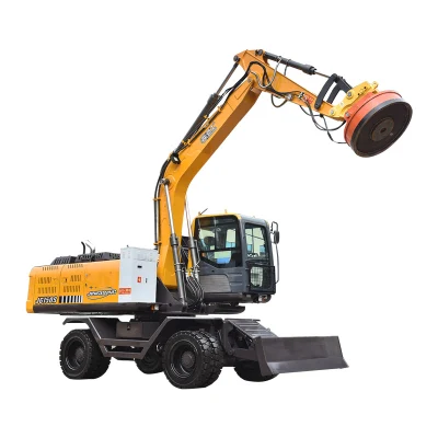 Good Selling 10-15ton Handlers Jg Material Handling Excavator with Grab and Magnet