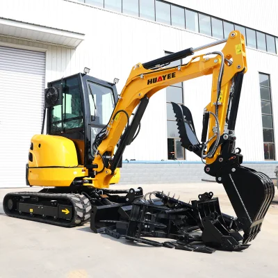 Huyee Factory Crawler Euro 5 EPA 4 Engine 2.5ton Small Digger 2ton 3.5 Ton Hydraulic Construction 3500kg Diggers 5 Ton Mini Excavator for Sale Prices with Thumb