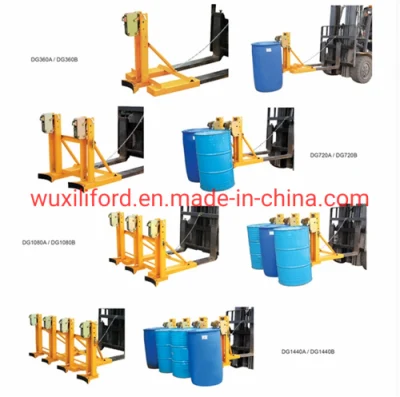  Forklift Mounted Black-Grip Drum Grabbers Dg500b