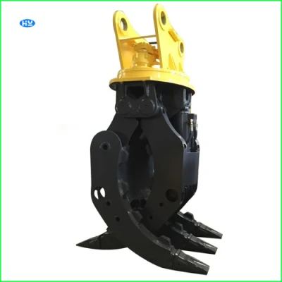  New Design Excavator Hydraulic Rotating Demoiltion &amp; Sorting Grab Grapple Grabber for Excavator &amp; Backhoe