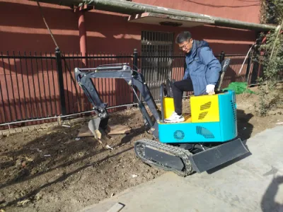 China Electric Excavator Machine Remote Control Battery Powered Mini Digger Excavator