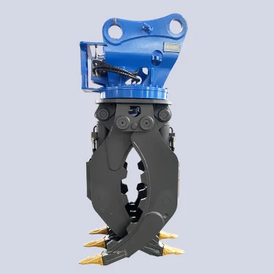  Swivel Rock Grapple Hydraulic Scrap Grab Hydraulic Grabber for Excavator