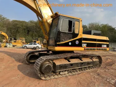 Good Used Caterpillar Big Size 330bl Excavator with Hydraulic Hammer Breaker