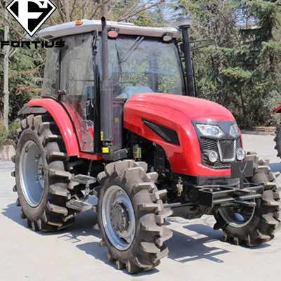 Good Quality Construction Machinery100HP 120HP Farming Four Wheel Drive Multi Functional Agriculture Tractor Garden Tractor with Front Loader
