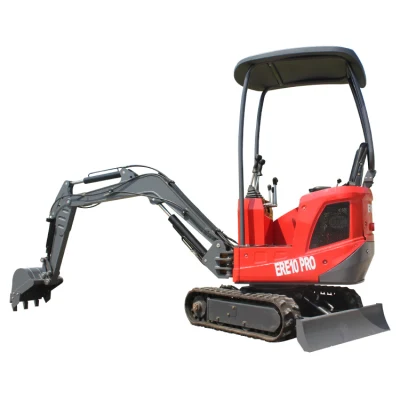 Ere10 PRO 1100kg Front Mini Crawler Samll Digger Excavator Everun with Euro5 Engine and 120 Degree Deflection Arm