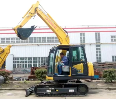  Changlin Official 8ton Hydraulic Crawler Tracked Type Small Micro Mini Excavator with CE