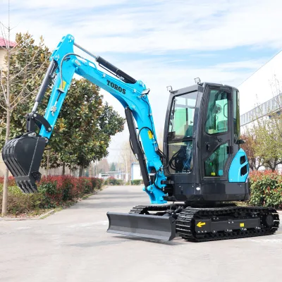 Factory Directly Sale Small Baggers Low Price Household Excavator Mini Digger Compact Electric Starting Mini Excavator 3.5 Ton