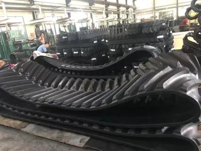 Manufacture of High Quality Rubber Track Price for Chassis Parts of Construction Machinery, Excavator Loaders and Drilling Rigs