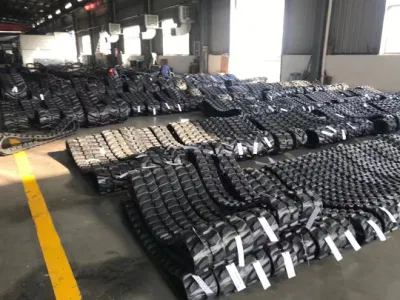 Manufacture of High Quality Rubber Track Price for Chassis Parts of Construction Machinery, Excavator Loaders and Drilling Rigs