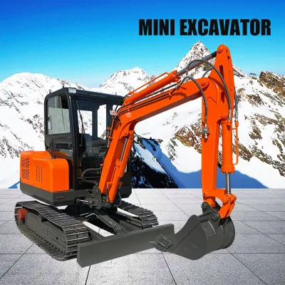3.5 Ton Yanmar Kubota Yanmar Engine Swing Boom Telescopic Crawler Open Closed Cabin with Air Conditioner AC Steel Track for Mini Excavator Clamshell Shovel