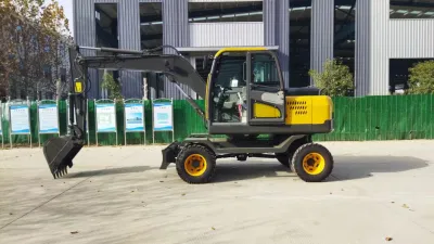  Clg915W Trench Digger Mini Excavator for Laying Cables