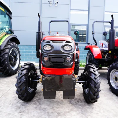 China-Four-Wheel-Drive-Small-Agricultural-50HP-Tractor-with-Front-Loader-for-Compact-Tractors-Farm
