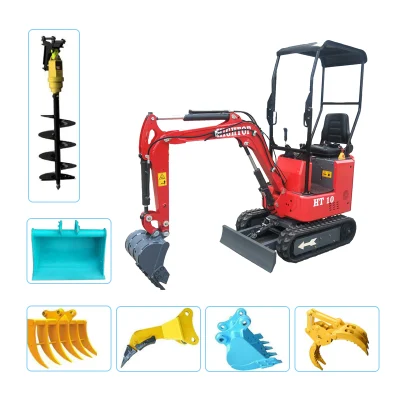  CE ISO High Performance Home Used Mini Crawler Backhoe Garden Micro Household Farm Construction Greenhouse Towable Hydraulic Excavator for Sale