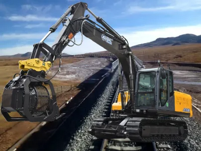 New Type Rotary Screen Bucket Excavator Made in China Uses Internal Combustion Drive