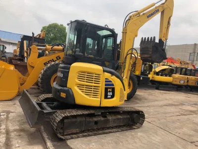 Used Komastu 5t Crawler Excavator PC55mr PC50 PC35 PC30 PC60 PC70 Excavator