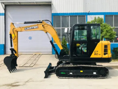  Enclosed Cabin 6 Ton Excavator for Construction