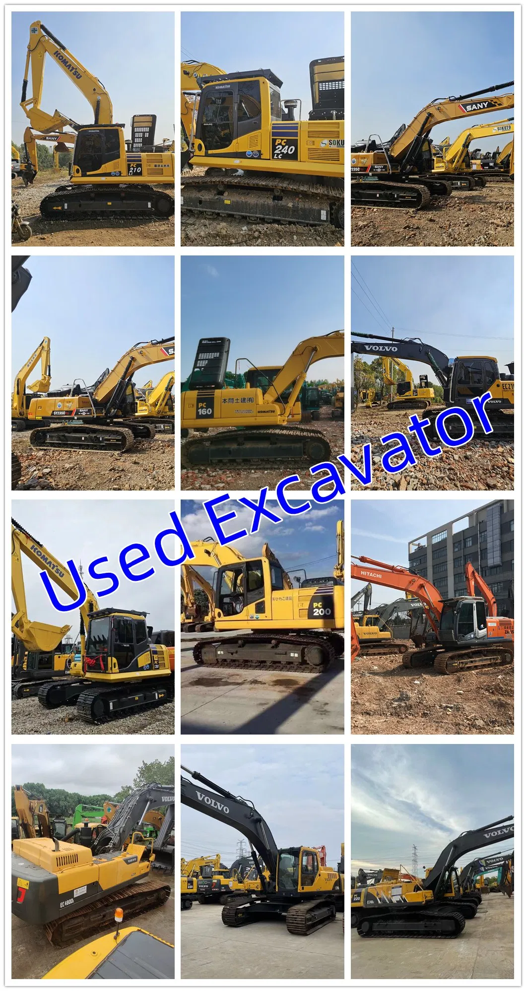 Used Sany Sy335 Sy235 Sy365 Large Demolition Projects Earth Moving Crawler Excavator for Tree Cutting Machine Excavator Low Price