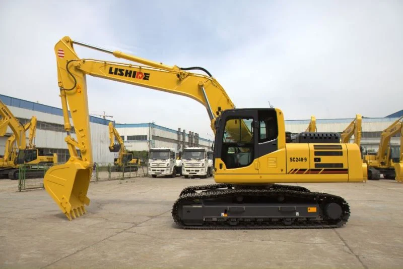 Electric Drive Hydraulic Long Reach Boom Crawler Excavator