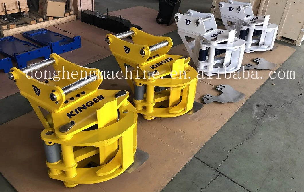 Kinger China Wholesale Hydraulic Tree Cutting Shear with Large Thrust Cylinder Mounted on Excavator Passed CE