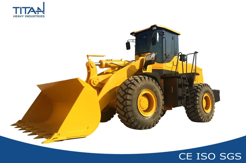 4 Wheel Drive Hydraulic Transmission System 5.0ton Wheel Loader