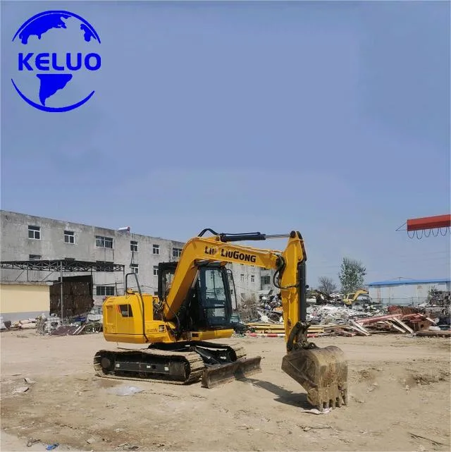 Liugong Clg9075e Chinese Used Digger Quality Diesel Second Hand Crawler Excavator