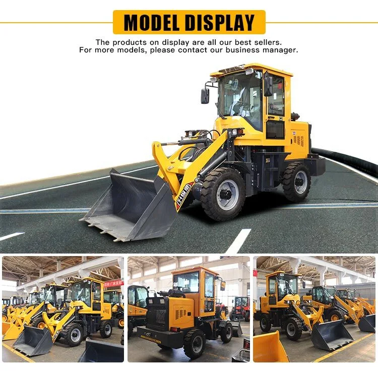 New Launch of Small Wheel Loader Backhoe Excavator