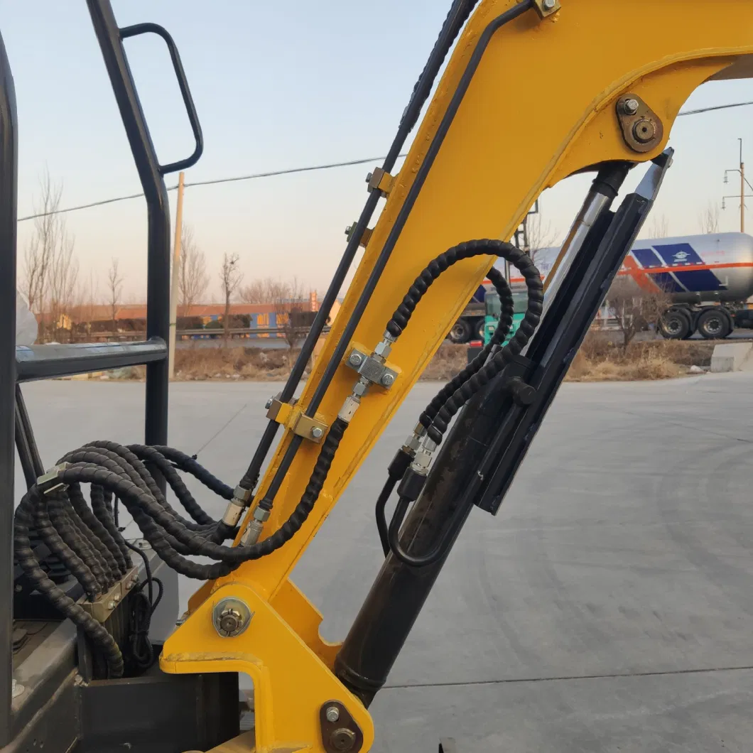 Mini Hydraulic Excavator Zero Tail Steel Track Rubber Crawler Small Trench Digger Earthmoving Equipment Hiring Kubota Jcb Volvo Excavator Heavy Duty Machine