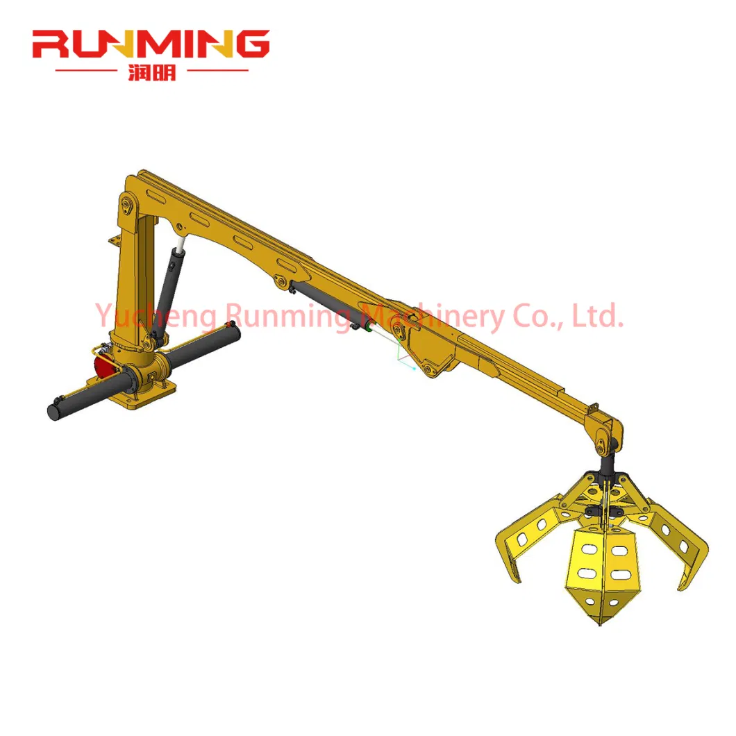 China Manufacturer--Hydraulic Palm Fruit Grabber Crane in Other Farm Machinery