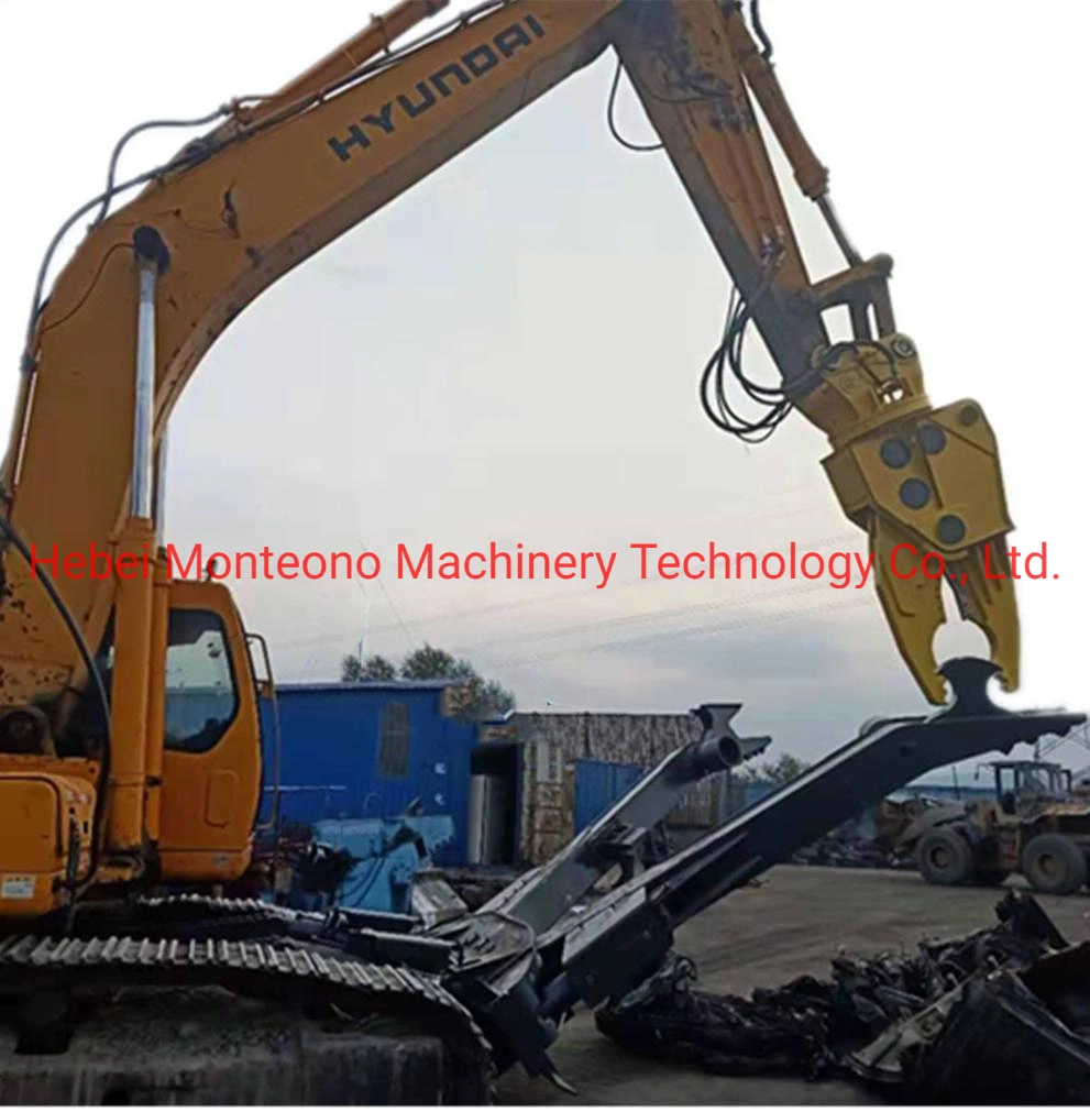Excavator Electric Car Dismantling Machine/Demolition Shear &amp; Press Frame for Scrap Cars