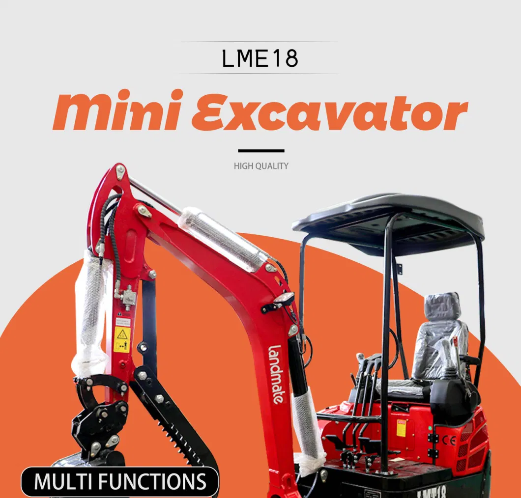 1.8 Ton Demolition Chinese Mini Excavator Crawler Digger with 1800 Kg