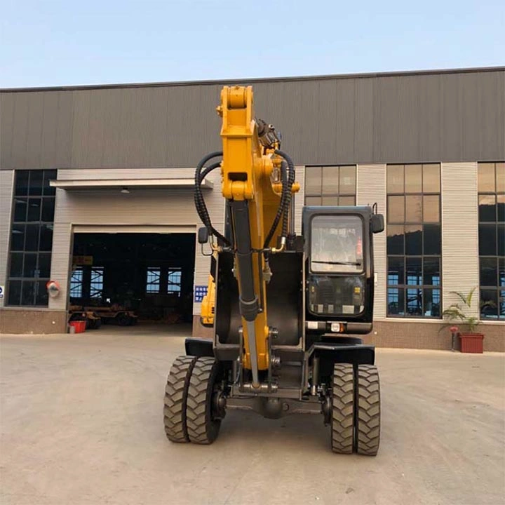 12.5 Ton Wheel Excavator, Power Shovel, Digger From China