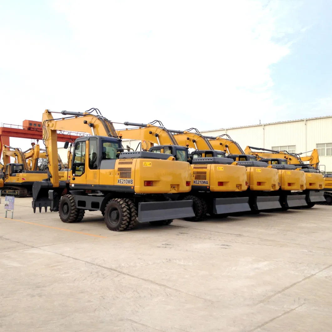 Top 10 Brand Xe210wb 0.86m3 Bucket 21 Ton Hydraulic Wheel Excavator in Dubai