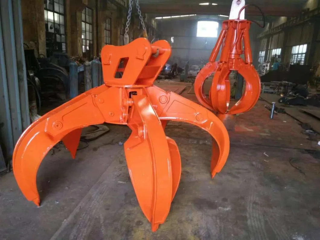 Orange Peel Grapple Hydraulic Grapple Excavator Attachment Hot Sale