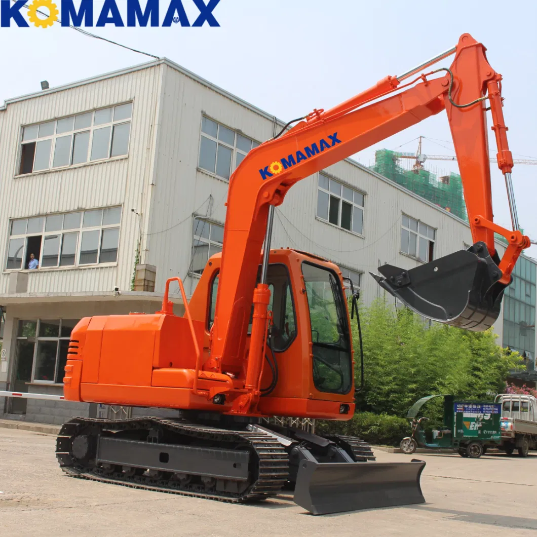 Low Fuel Consumption 9 Ton Mining Hydraulic Small Diesel Household Digger Agriculture Mini Crawler Excavator
