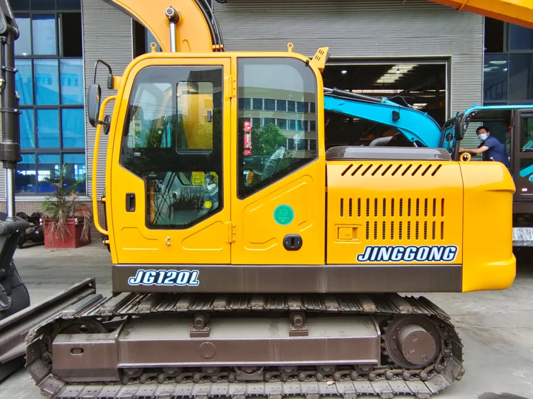 Jg120L Hydraulic Telescopic Customizable Mast Long Arm Crawler Excavator with Mounted Clamshell