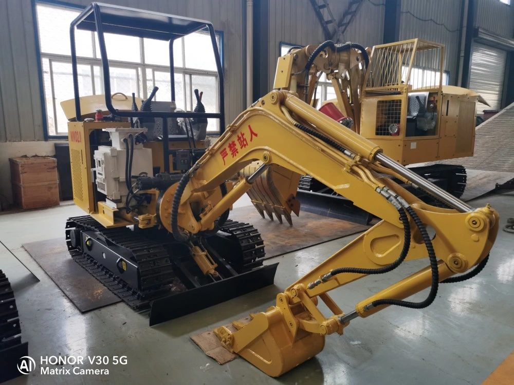 Cheap Electric Excavator Mini with Tethered Power Cable for Sale, Without Bulky and Heavy Battery, No Need to Worry About The Power Duration.