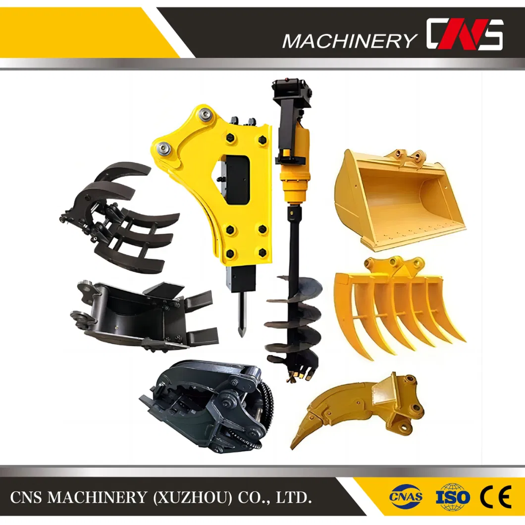 Construction Machinery Attachments Excavator Bucket Clamp Shell Bucket ISO9001 Excavator Hydraulic Clamshell Bucket