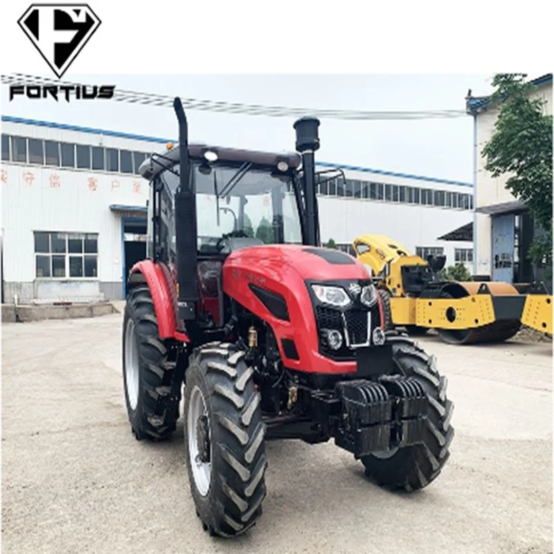 Good Quality Construction Machinery100HP 120HP Farming Four Wheel Drive Multi Functional Agriculture Tractor Garden Tractor with Front Loader