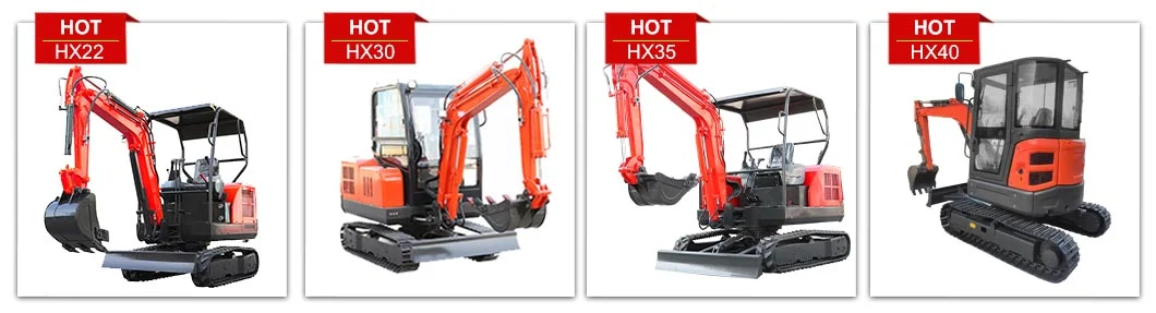 Cheap 2 Ton 3 T Mini Excavator Price CE Approved Mini Digger for Sale Small Construction Machinery Agricultural Excavators Crawler Excavators