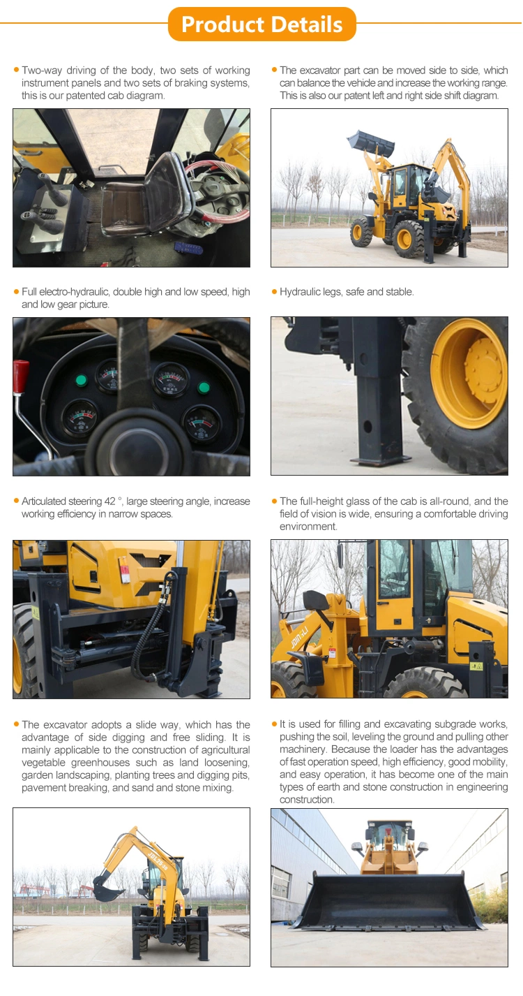 Hot Sale Jcb Model Jdl25-30 Backhoe Backhoe Loader Backhoe Excavator for Sale