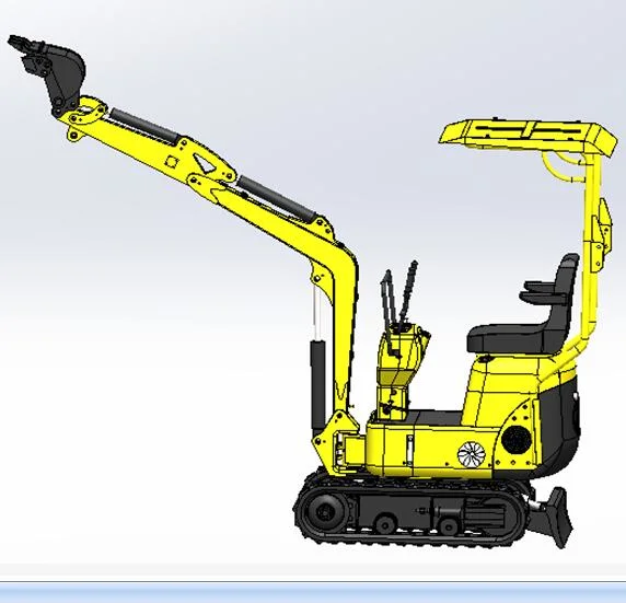 Sunyo Brand Excavators Sy10 Model Mini Excavator Hyraulic Crawler Excavators Best Construction Equipments.