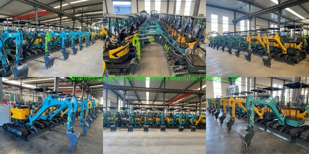 Crawler Excavator Mini Digger Excavators Mini Hydraulic Shovel Farm Diesel Land Wheel Engineering Excavators Mini Excavator Backhoe for Construction Machine