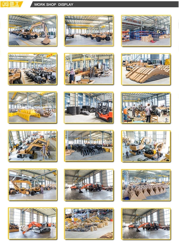 Jinggong Excavator Handler Materials-Handling Wheel Loaders Waste Handlers for Waste Industry