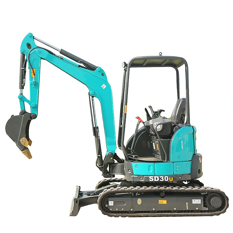 3000kg Operating Weight Zero Tail Swing Excavator with Mechanical Wood Grab