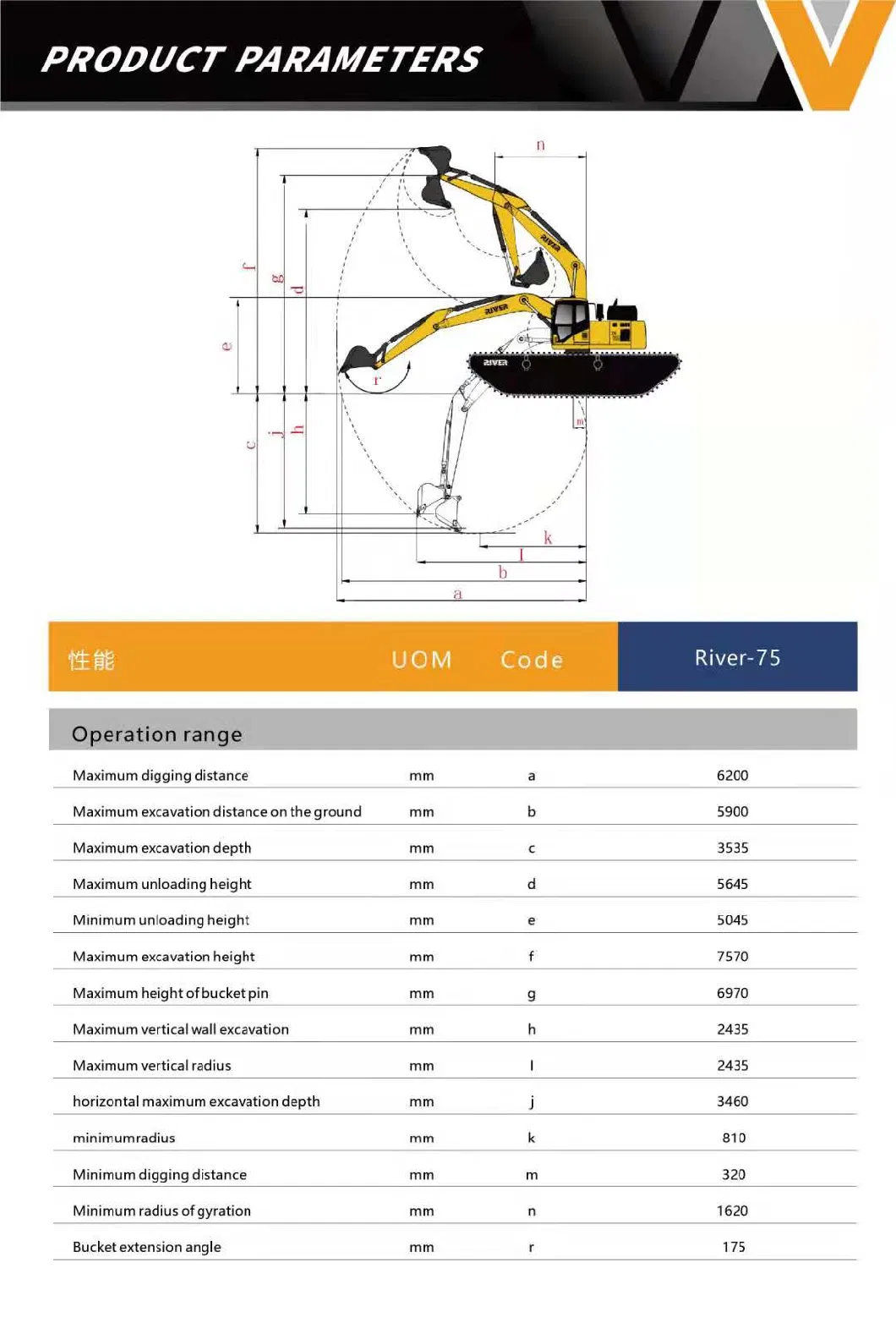 Brand New Cranes and Machinery Swamp Marsh Buggy Excavator with Extra Spare Parts