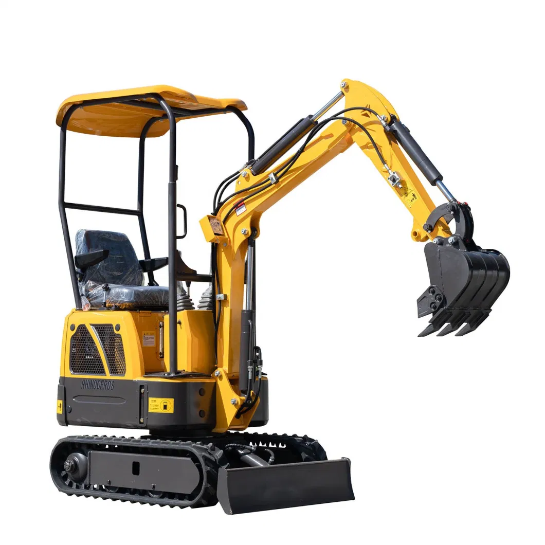 European Style Superior Reliability CE1t Mini Digger Digshell and Shovel Front Excavator