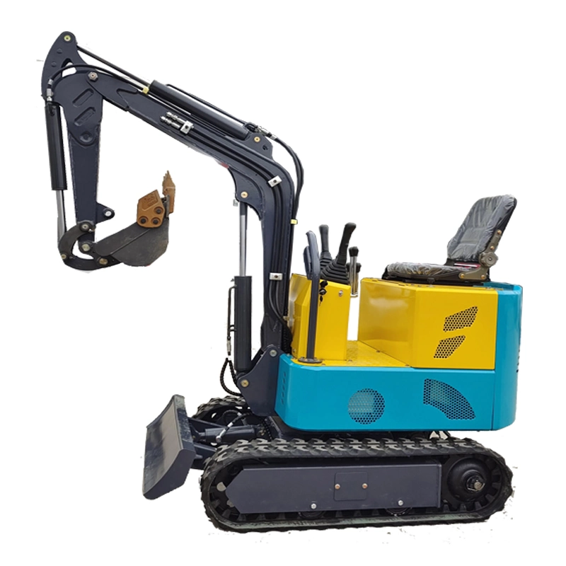 CE Diesel/Electric 0.8 Ton 1 Ton Mini Small Crawler Excavator for Construction Works