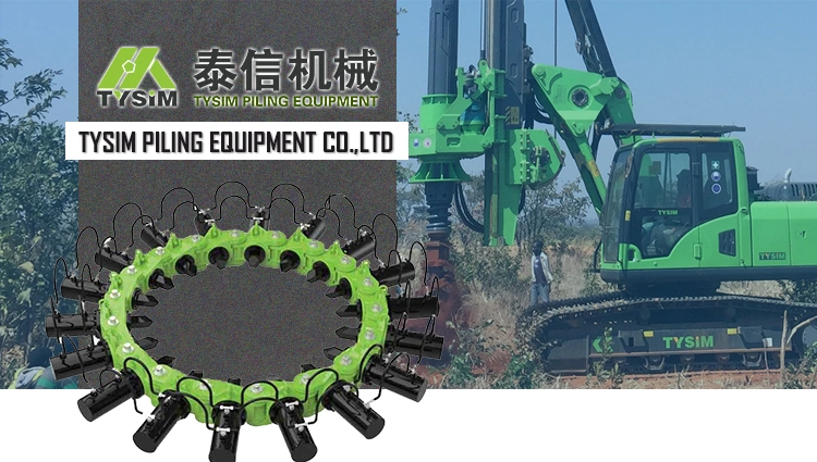 Hydraulic Concrete Pile Breaker Excavator Attachment Kp315 Wall Concrete Cutting Machine